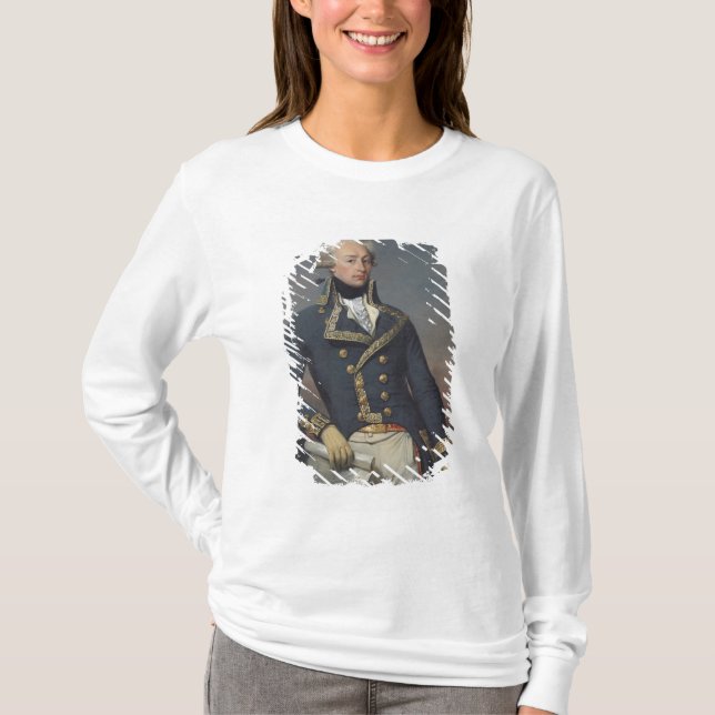 Porträt von Gilbert Motier als Leutnant T-Shirt (Vorderseite)