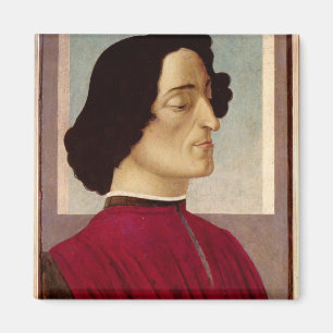 Porträt von Giuliano de Medici c.1480 Magnet