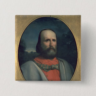 Porträt von Giuseppe Garibaldi 2 Button