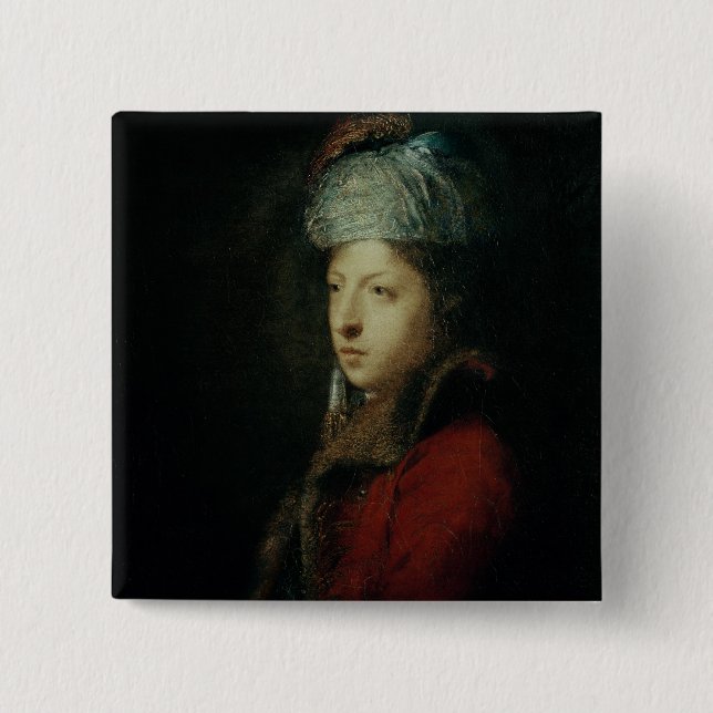 Porträt von Giuseppe Marchi 1753 Button (Vorderseite)