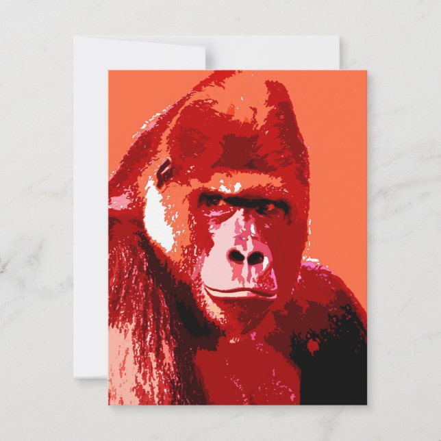 Porträt von Gorilla Ankündigungen (Vorderseite)