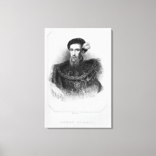 Porträt von Grafen Henrys Howard von Surrey Leinwanddruck