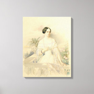 Porträt von Großherzogin Olga Nikolaevna, 1846 Leinwanddruck