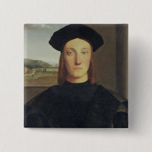 Porträt von Guidobaldo da Montefeltro, Herzog von Button