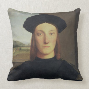 Porträt von Guidobaldo da Montefeltro, Herzog von Kissen