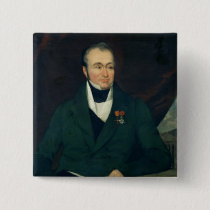 Porträt von Guillaume Dupuytren Button