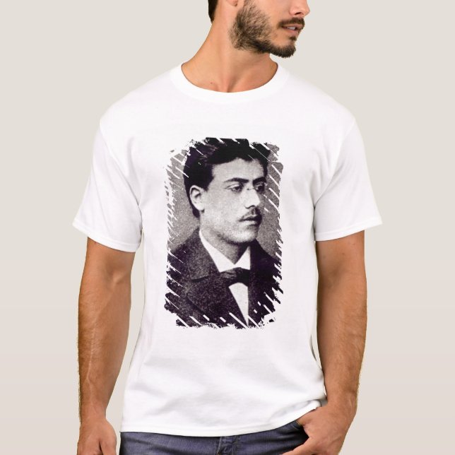 Porträt von Gustav Mahler, 1878 T-Shirt (Vorderseite)