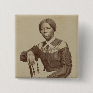 Porträt von Harriet Tubman 1868-69 Button