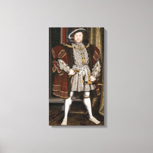 Porträt von Heinrich VIII. (Hans Holbein der Jünge Leinwanddruck