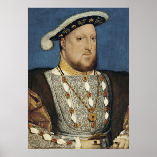 Porträt von Heinrich VIII. von England von Hans Ho Poster