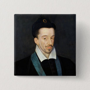 Porträt von Henri III Button