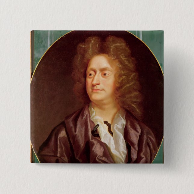 Porträt von Henry Purcell, 1695 Button (Vorderseite)