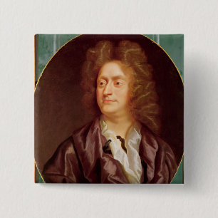 Porträt von Henry Purcell, 1695 Button