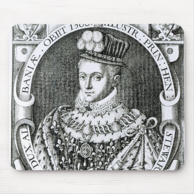 Porträt von Henry Stewart Mousepad (Vorne)