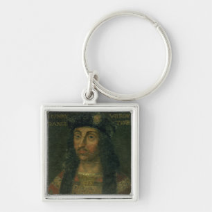 Porträt von Henry VII (1457-1509) (Öl auf Platte Schlüsselanhänger