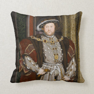 Porträt von Henry VIII durch Hans Holbein das Kissen