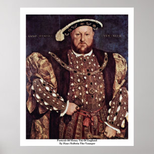 Porträt von Henry Viii von England Poster