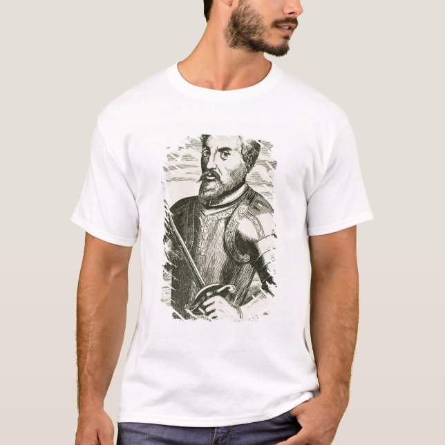 Porträt von Hernando de Soto T-Shirt (Vorderseite)