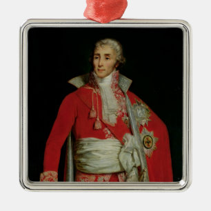 Porträt von Herzog Joseph-Fouche von Otranto Silbernes Ornament