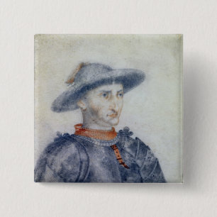 Porträt von Herzog Rene-I von Anjou Button