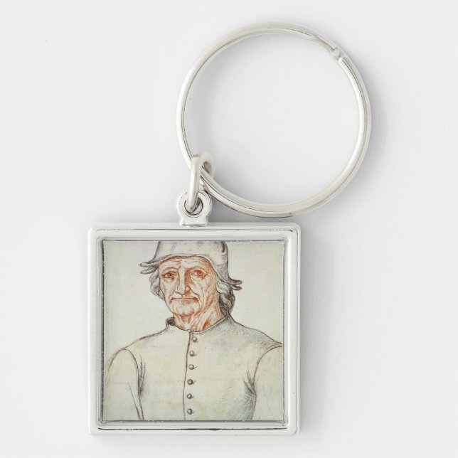Porträt von Hieronymus Bosch Schlüsselanhänger (Vorne)