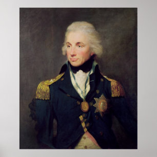Porträt von Horatio Nelson, Vicomte Nelson Poster