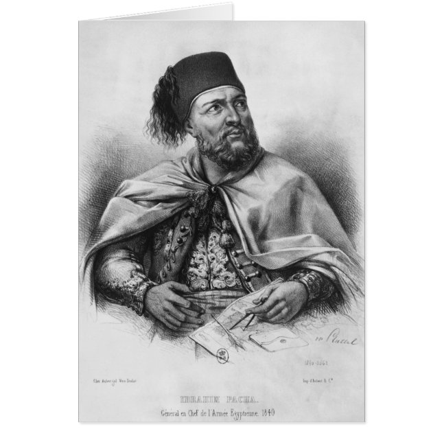 Porträt von IbrahimPasha, 1840 (Vorne)