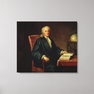 Porträt von Isaac Newton, c.1726 Leinwanddruck