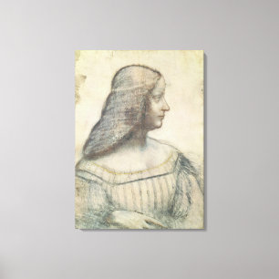 Porträt von Isabella d'Este Leinwanddruck