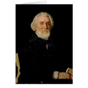 Porträt von Iwan S. Turgenev, 1879