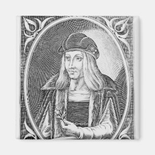Porträt von James IV von Schottland Magnet