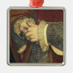 Porträt von Jane Seymour, 1536 Silbernes Ornament
