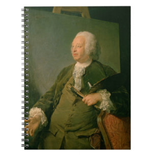 Porträt von Jean-Baptiste Oudry (1686-1755) c.1753 Notizblock