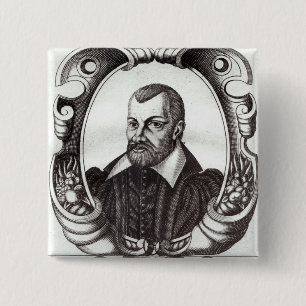 Porträt von Jean Bodin Button