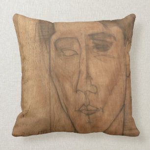 Porträt von Jean Cocteau (1889-1963) 1917 Kissen