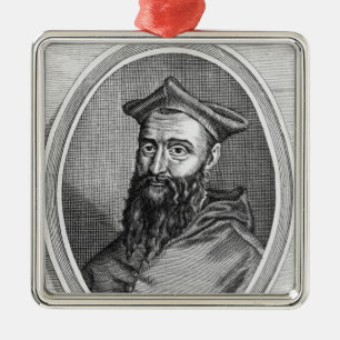 Porträt von Jean du Bellay Silbernes Ornament