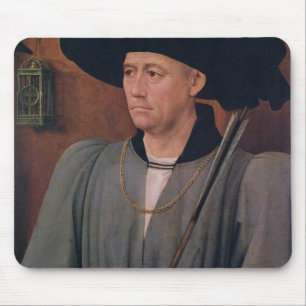 Porträt von Jean Lefevre de Heilig-Remy Mousepad