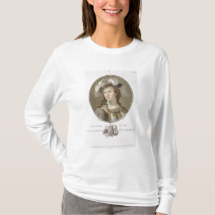 Porträt von Jeanne d'Arc (1412-31), 1787 (gefärb T-Shirt