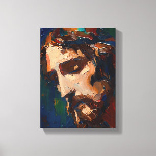 Porträt von Jesus Christus (#2) Leinwanddruck