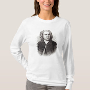 Porträt von Johann Sebastian Bach T-Shirt