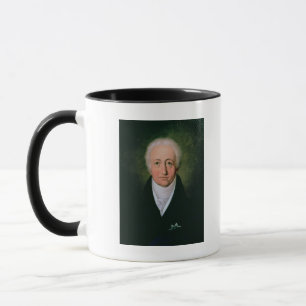 Porträt von Johann Wolfgang von Goethe, 1818 Tasse