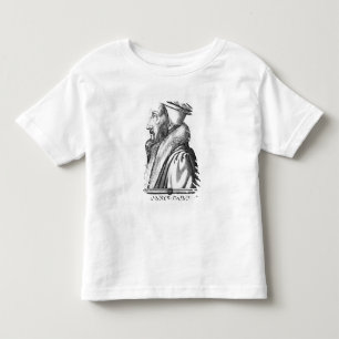 Porträt von Johannes Calvin alterte 53, 1564 Kleinkind T-shirt