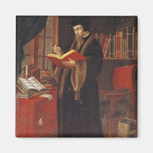 Porträt von Johannes Calvin Magnet