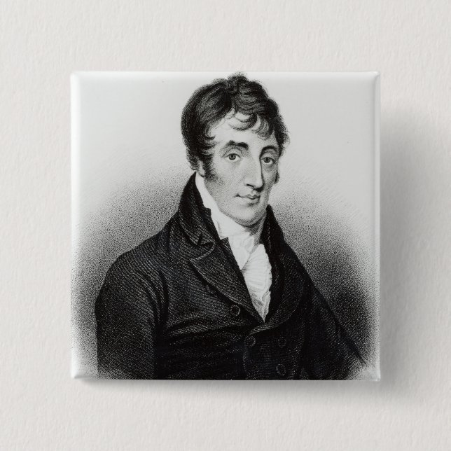 Porträt von John Clare Button (Vorderseite)