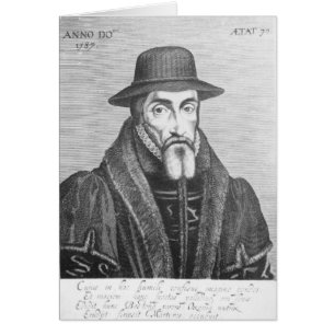 Porträt von John Foxe-Englisch Martyrologist