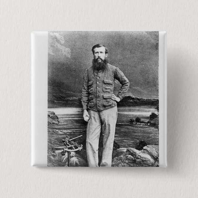 Porträt von John Hanning Speke Button (Vorderseite)