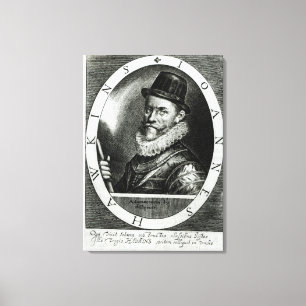 Porträt von John Hawkins Leinwanddruck
