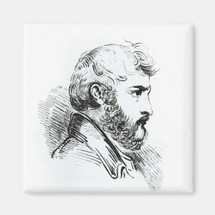 Porträt von John Lewis Burckhardt Magnet