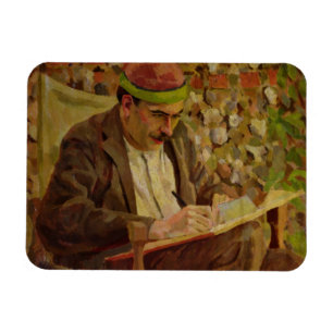 Porträt von John Maynard Keynes (1883-1946) (Öl  Magnet