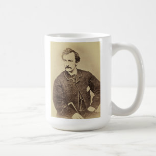 Porträt von John Wilkes Booth   1861-65 Kaffeetasse